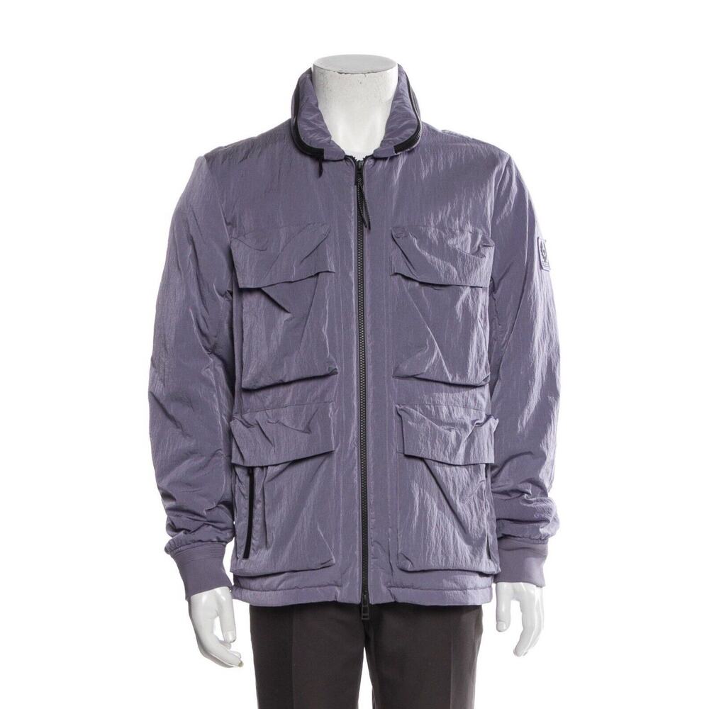 BELSTAFF Varial Quilted Jacket Sz US 38 IT 48 Medium New Sample‎ Purple Tactical
